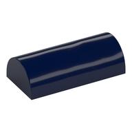 Brick Curved 2 × 4 Double, No Studs, with Groove Dark Blue