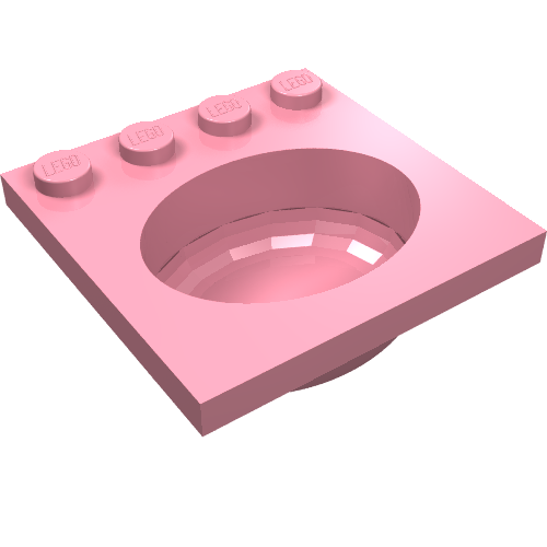 Sink 4 × 4 with Elliptical Basin Rosa