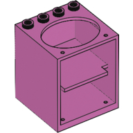 Belville, Cupboard 4 × 4 × 4 with Elliptical Hole for Sink