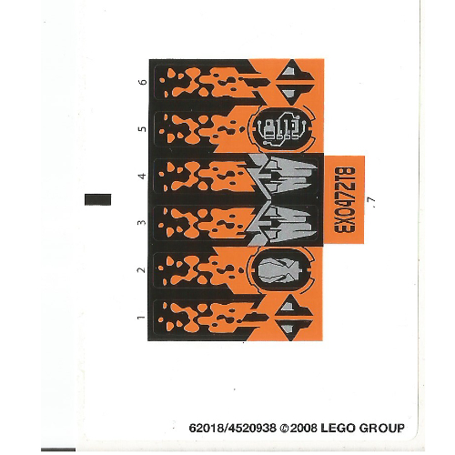 Sticker Sheet for Set 8112-1 [No Color/Any Color]