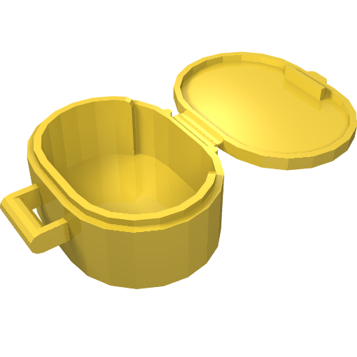 Belville / Scala, Bag / Case, Oval Yellow