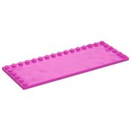 Plate Special 6 × 16 with Studs on 3 Edges Dunkelrosa