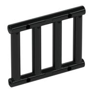 Bar 1 × 4 × 3 [End Tabs] Black