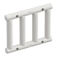Bar 1 × 4 × 3 [End Tabs] White