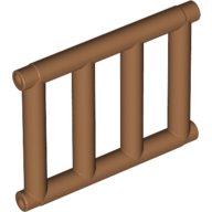Bar 1 × 4 × 3 [End Tabs] Medium Nougat