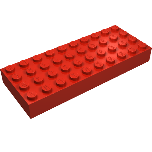Stein 4 × 10 Rot