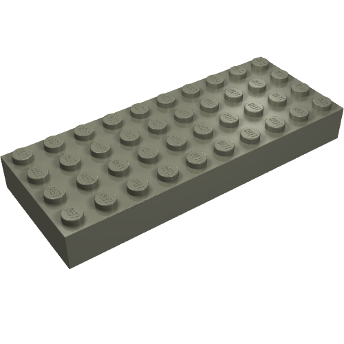 Stein 4 × 10 Dunkelgrau