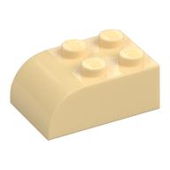 Brick Curved 2 × 3 Tan