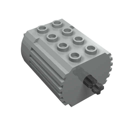 Motor, 4.5V Type 1 for 2-Prong Connectors without Middle Pin Hellgrau