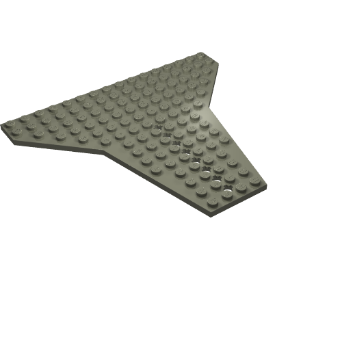 Wedge, Plate 16 × 14 Shuttle Dunkelgrau