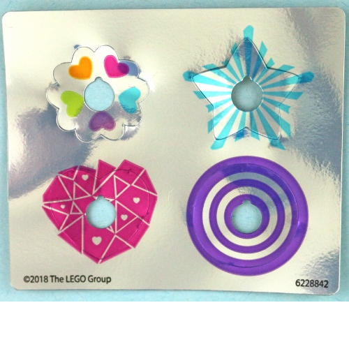Punch-outs, Ring Bases, Metalized [Keine Farbe/Beliebige Farbe]