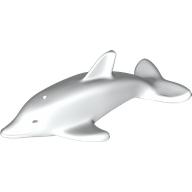 Animal, Dolphin (Normal Connection - With Axle Holder) White