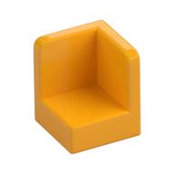 Panel 1 × 1 × 1 Corner Bright Light Orange