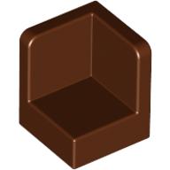 Panel 1 × 1 × 1 Corner Reddish Brown