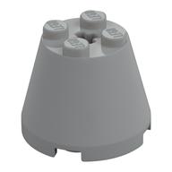 Cone 3 × 3 × 2 Light Bluish Gray