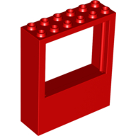 Window 2 × 6 × 6 Freestyle Red