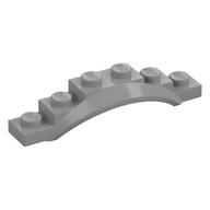 Wheel Arch, Mudguard, 1 1/2 × 6 × 1 [Arch Extended] Light Bluish Gray