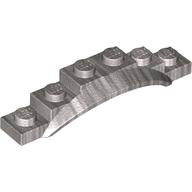 Wheel Arch, Mudguard, 1 1/2 × 6 × 1 [Arch Extended] Metallic-Silber