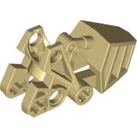 Large Figure Foot, with Ball Joint Socket with Flat Top 3 × 6 × 2 1/3 Beige