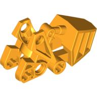 Large Figure Foot, with Ball Joint Socket with Flat Top 3 × 6 × 2 1/3 Bright Light Orange