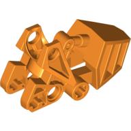 Large Figure Foot, with Ball Joint Socket with Flat Top 3 × 6 × 2 1/3 Orange