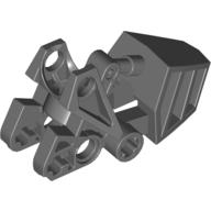 Large Figure Foot, with Ball Joint Socket with Flat Top 3 × 6 × 2 1/3 Dunkelblaugrau
