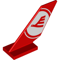Tail Shuttle with Airline Wings Logo print Rot