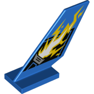 Tail Shuttle with Lightning Bolt print Blue