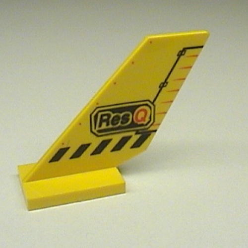 Tail Shuttle with Res-Q and Black Lines Print [4607 / 4610] Gelb