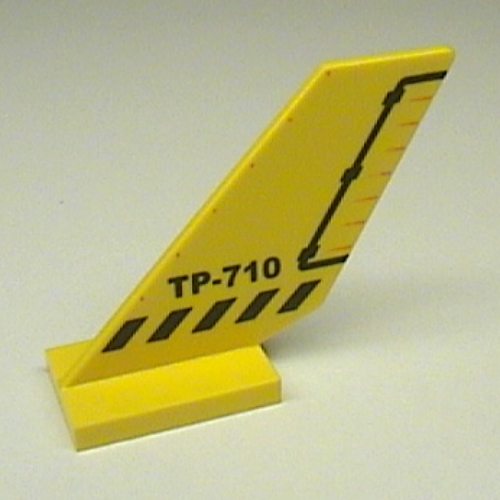 Tail Shuttle with 'TP-710' Print Yellow