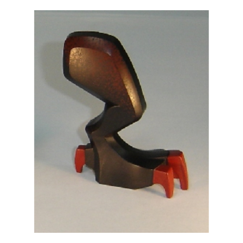 Creature Body Part, Dragon Leg, Right with Dark Red Claws and Hip Print Schwarz