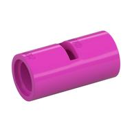 Technic Pin Connector Round [Slotted] Dunkelrosa