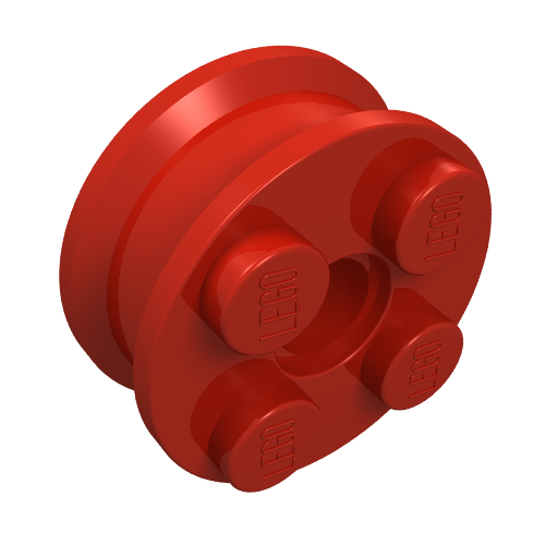 Wheel Freestyle with 2 × 2 Studs and Pin Hole Rot