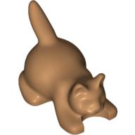 Animal, Cat, Kitten Crouching [Plain] Mittelnougat