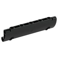 Technic Panel Curved 11 × 3 with 2 Pin Holes through Panel Surface Black