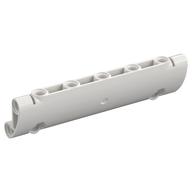 Technic Panel Curved 11 × 3 with 2 Pin Holes through Panel Surface White