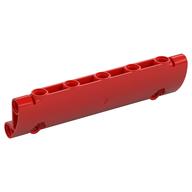Technic Panel Curved 11 × 3 with 2 Pin Holes through Panel Surface Red
