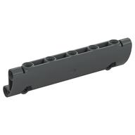 Technic Panel Curved 11 × 3 with 2 Pin Holes through Panel Surface Dark Bluish Gray