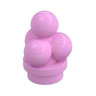 Food Ice Cream Scoops Bright Pink