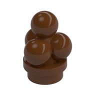 Food Ice Cream Scoops Reddish Brown