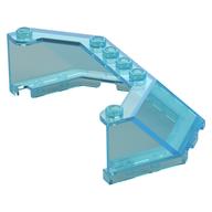 Windschutzscheibe 5 × 8 × 2 in Transparent-Hellblau