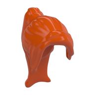 Hair Ponytail Long with Side Bangs Rotorange