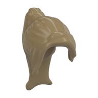 Hair Ponytail Long with Side Bangs Dunkelbeige