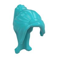 Hair Ponytail Long with Side Bangs Medium Azure
