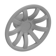 Wheel Cover 9 Spoke - 24mm D. Perlhellgrau