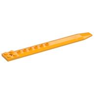 Plate Special 2 × 16 with Angled Side Extensions and Hole (Rotor Blade) Bright Light Orange
