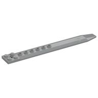 Plate Special 2 × 16 with Angled Side Extensions and Hole (Rotor Blade) Light Bluish Gray