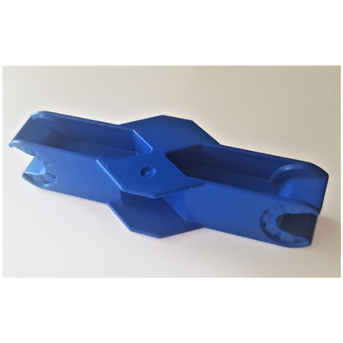 Duplo Toolo Arm 2 × 6 with Clip at Both Ends Blue
