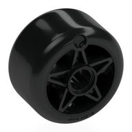Wheel 24 × 20 with Black Tire Pattern Black