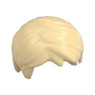 Hair Short, Tousled with Side Part Beige